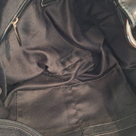 Biacci Black Soft Leather Shoulder Bag, - Picture 6 of 11